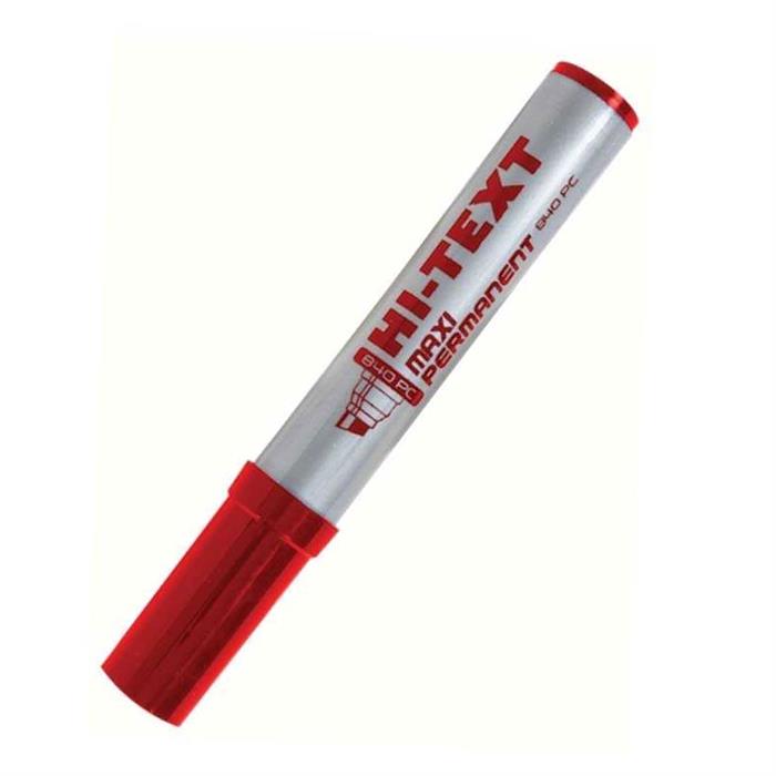 Noki Hi-Text Maxi Permanent Marker Kırmızı 840PCK