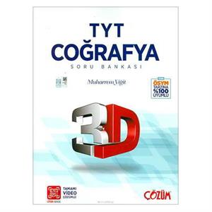 3D TYT Coğrafya Tamamı Video Çözümlü Soru Bankası Muharrem Yiğit 3D Yayınları