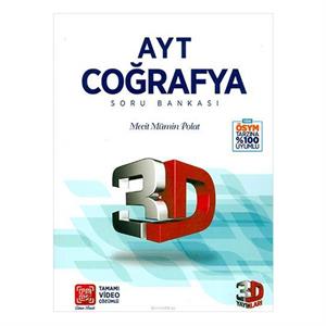 3D AYT Coğrafya Soru Bankası Mecit Mümin Polat 3D Yayınları