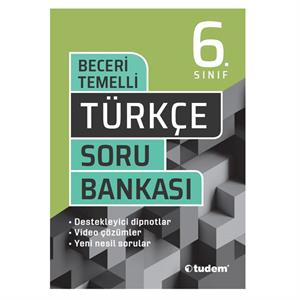 6 Sınıf Türkçe Beceri Temelli Soru Bankası Tudem Yayınları