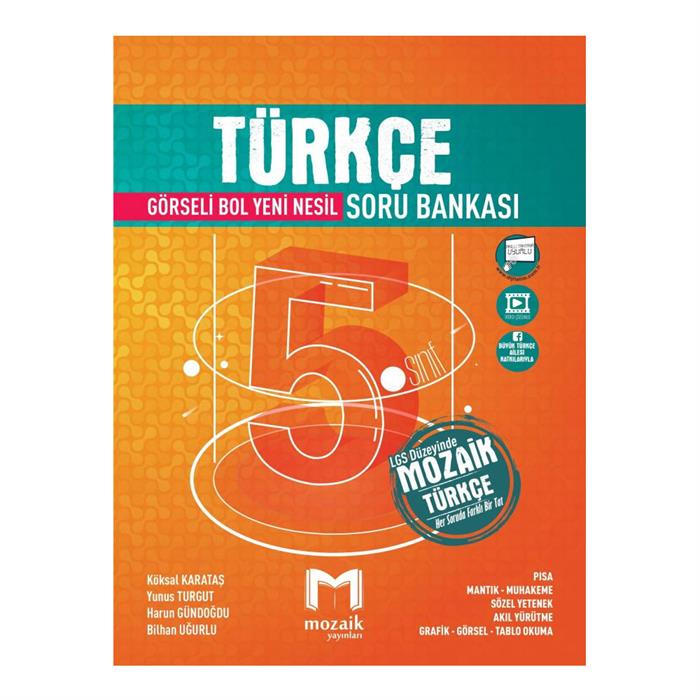 5. Sınıf Türkçe Soru Bankası Mozaik Yayınları