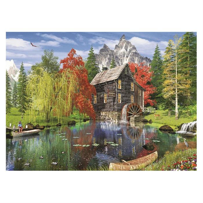 Art Puzzle 1500 Parça Değirmen Kenarında Balık Avı 4550