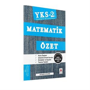 YKS Matematik Özet 2 Oturum Delta Kültür Kitap