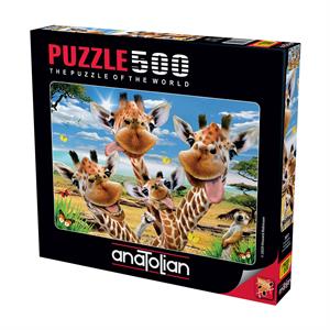 Anatolian Puzzle 500 Parça Zürafa Selfisi 3617