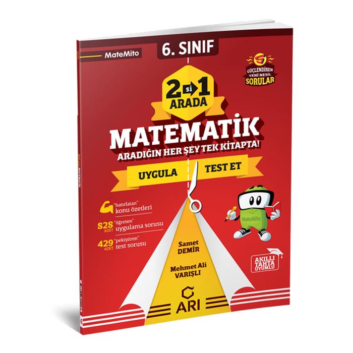 6. Sınıf Matemito 2 si 1 Arada Matematik / Arı Yayıncılık
