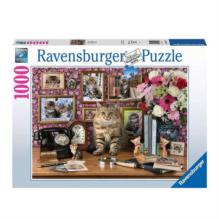 Ravensburger Puzzle 1000 Parça Cute Kitty 159949
