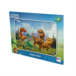 Ks Games Puzzle 24 Parça Good Dinosaurs Frame Gd704