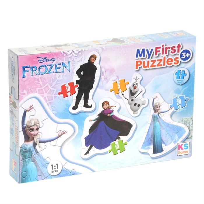 Ks Games Puzzle 4 İn1 Frozen My First Frz10304