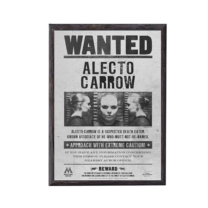 Wizarding World Poster Wanted Alecto Carrow K 37514