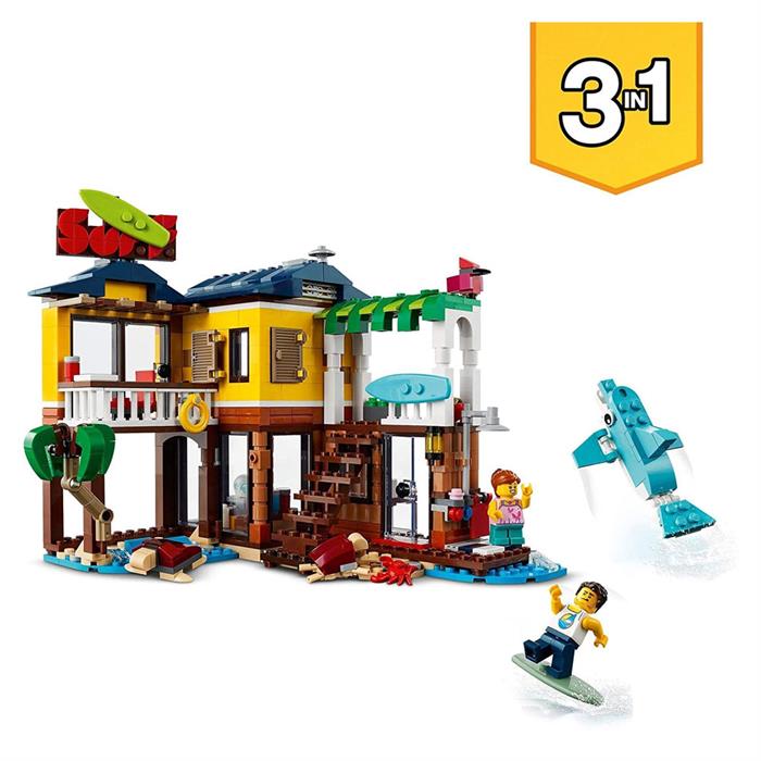 LEGO Creator 3’ü 1 Arada Sörfçü Plaj Evi 31118