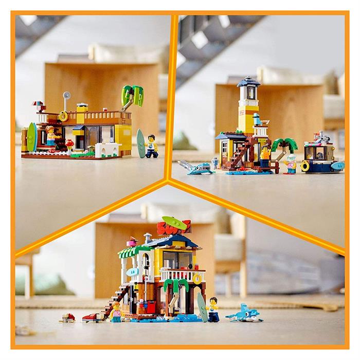 LEGO Creator 3’ü 1 Arada Sörfçü Plaj Evi 31118