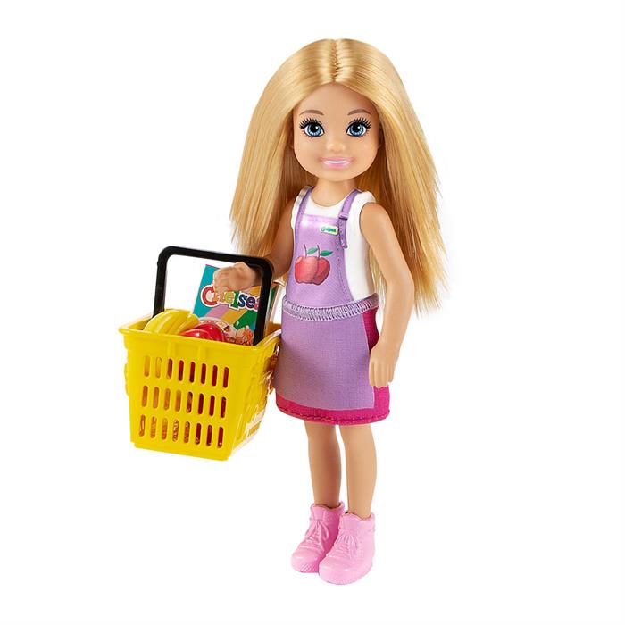 Barbie Chelsea Meslekleri Öğreniyor Market Çalışanı Oyun GTN67