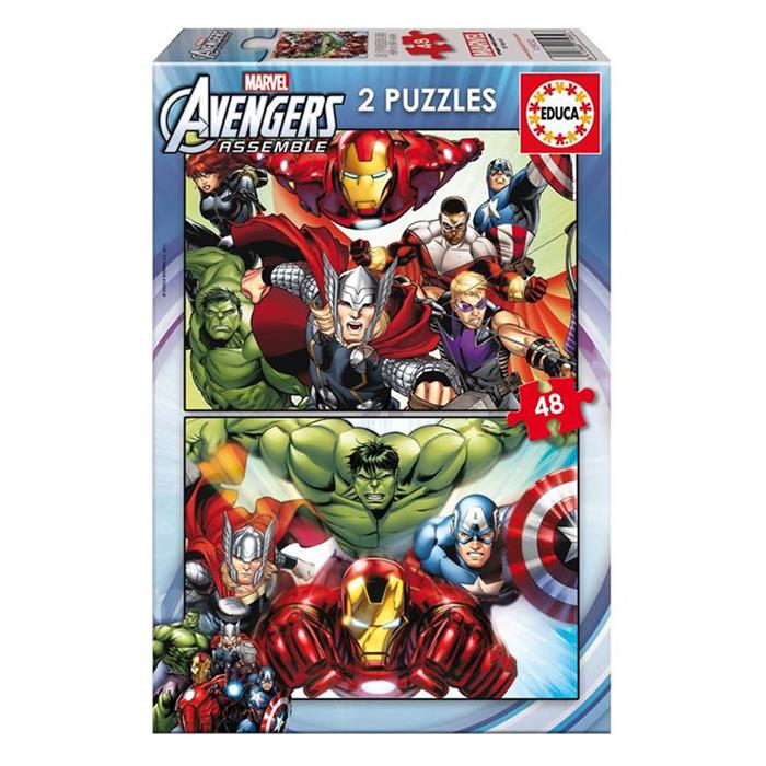 Educa Puzzle 2X48 Parça Marvel Avengers 15932