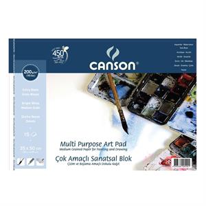 Canson Resim Defteri 35x50 Cm.200 Gr.15 Yp.