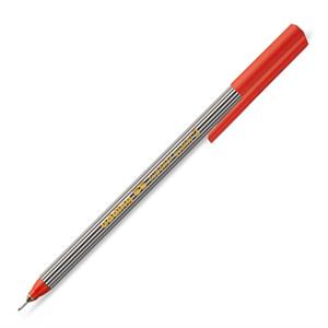 Edding E-55 Fine Kalem Çelik Karmina Kırmızısı