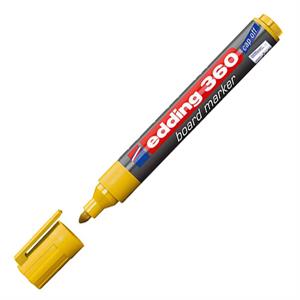Edding E-360 Beyaz Yazı Tahtası Kalemi Sarı