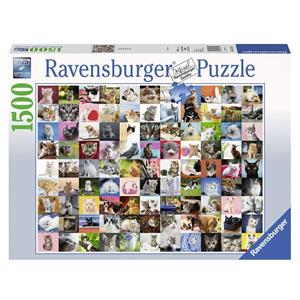 Ravensburger 1500 Parça Puzzle 99 Kedi 62352