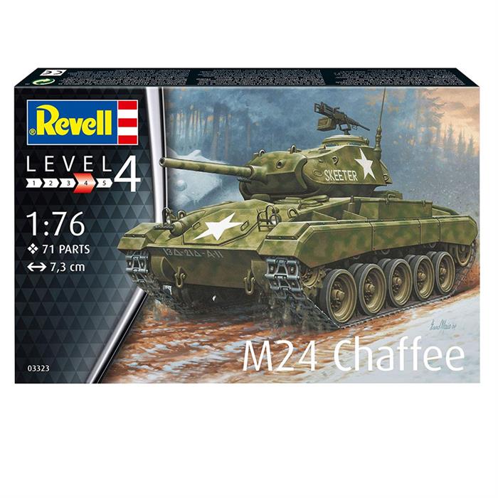 Revell Maket Model Kit M24 Chaffee 03323