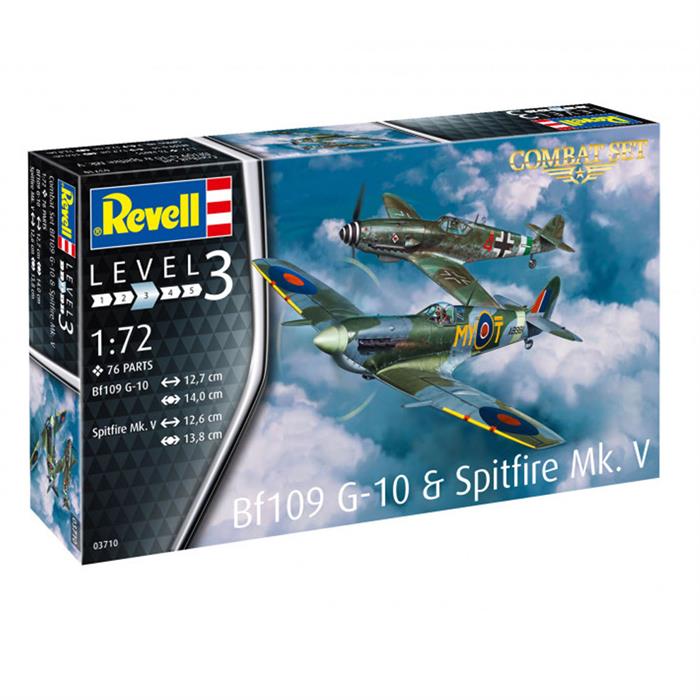 Revell Maket Model Kit Combat Set Spitfire  03710