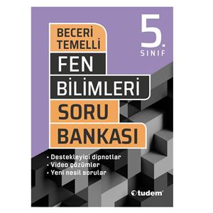 5 Sınıf Fen Bilimleri Beceri Temelli Soru Bankası Tudem Yayınları