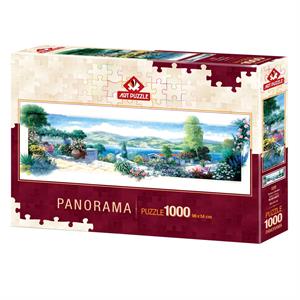 Art Puzzle 1000 Parça Panorama Bahçe Teras 5348