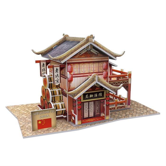 CubicFun 3D Puzzle 29 Parça Çin Tavernası W3131H