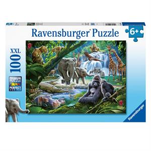 Ravensburger 100 Parça Puzzle Vahşi Hayvanlar RPK129706