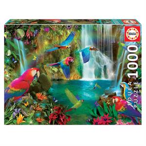 Educa Puzzle 1000 Parça Tropikal Papağanlar 18457