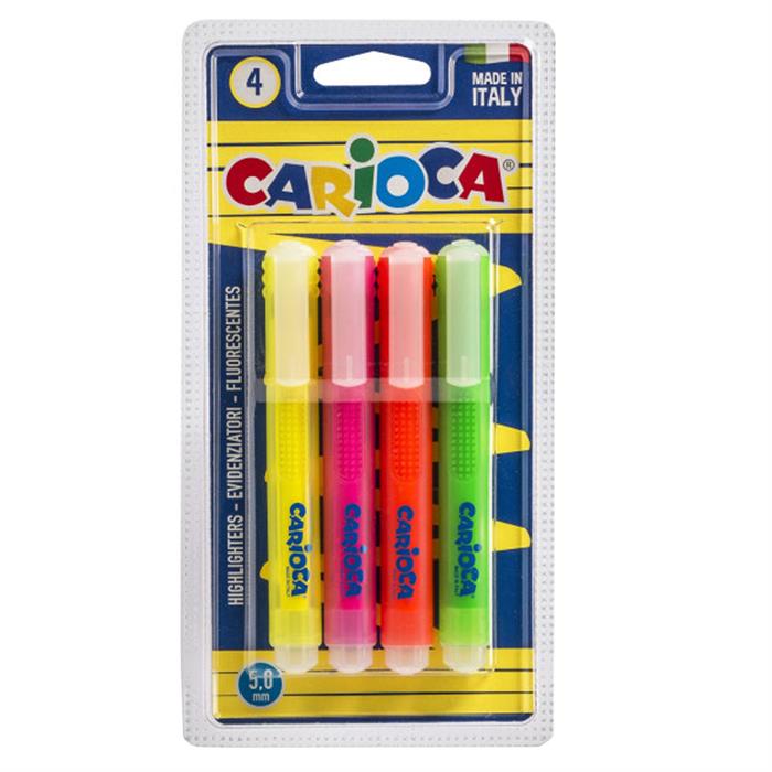 Carioca Fosforlu Renkler İşaretleme Kalemi 4 Renk 42867