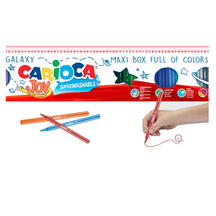Carioca Joy Süper Yıkanabilir Keçeli Kalem 96Lı 41022