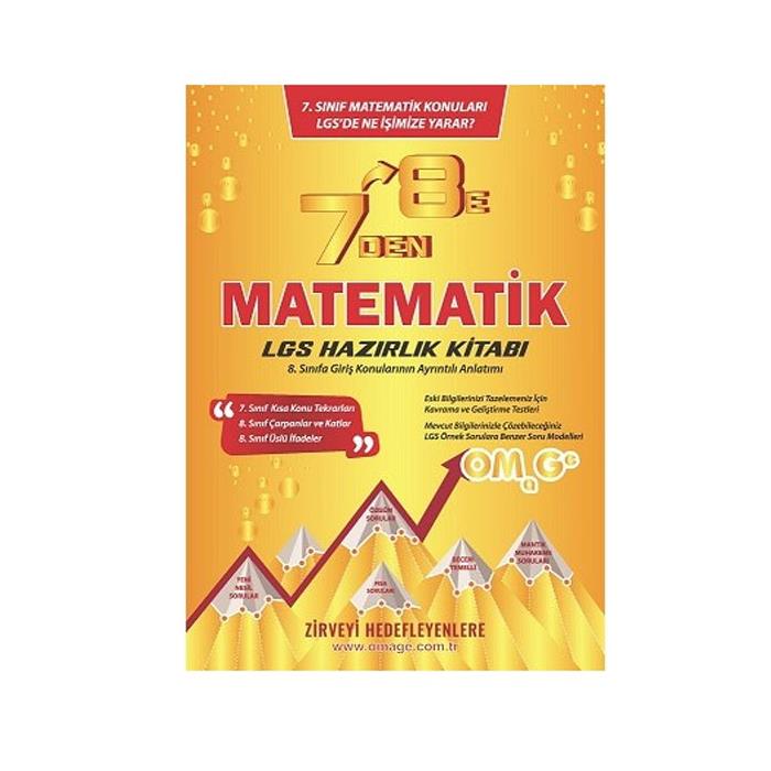 7den 8e LGS Matematik Hazırlık Kitabı Nartest Yayınları