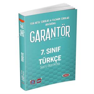 7 Sınıf Garantör Türkçe Soru Bankası Data Yayınları