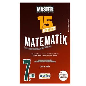 7 Sınıf Master Matematik 15 Deneme Okyanus Yayınları