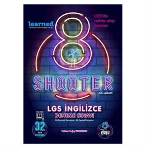 8 Sınıf LGS Learned Shooter Deneme Sınavı Borealıs Yayıncılık