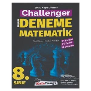 8. Sınıf Challenger Matematik 12 Branş Denemesi Kafa Dengi Yayınları