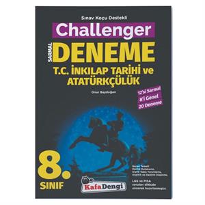 8. Sınıf Challenger İnkılap Tarihi 20 Branş Denemesi Kafa Dengi Yayınları