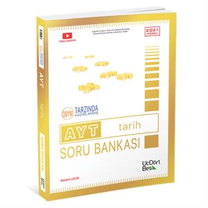 ÜçDörtBeş AYT Tarih Soru Bankası Selami Uzun Üç Dört Beş Yayınları