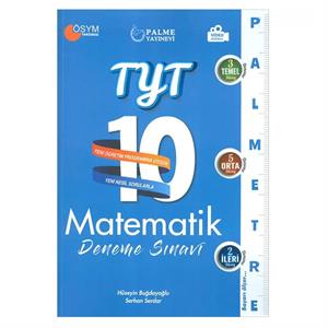 TYT Matematik Palmetre 10 Deneme Sınavı Palme Yayınları