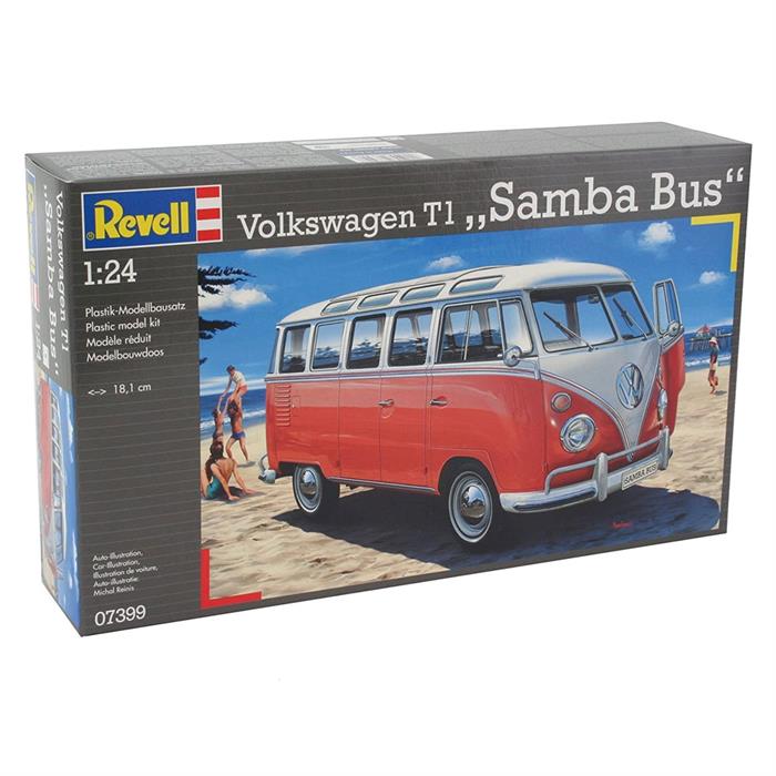 Revell Maket Seti 1:24 Volkswagen T1 Samba Bus 7399