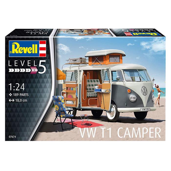 Revell Maket Model Kit VW T1 Camper 07674