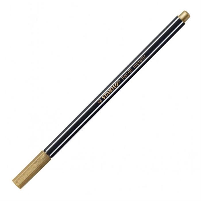 Stabilo Pen 68 Keçe Uçlu Kalem Metalik Altın 68-810