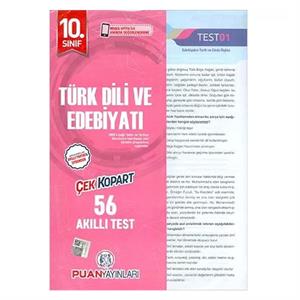 10 Sınıf Türk Dili ve Edebiyatı Yaprak Test Puan Yayınları