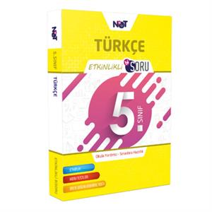 5 Sınıf Türkçe Etkinlikli Bisoru Bankası Binot Yayınları