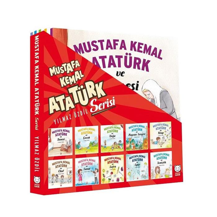 Mustafa Kemal Atatürk Serisi 10 Kitap Yılmaz Özdil Kırmızı Kedi Yayınları