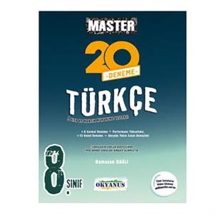 8 Sınıf Master Türkçe 20 Deneme Okyanus Yayınları