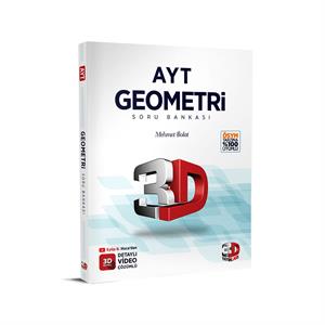 3D AYT Geometri Soru Bankası Mehmet Bolat 3D Yayınları