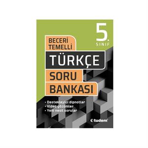 5 Sınıf Türkçe Beceri Temelli Soru Bankası Tudem Yayınları