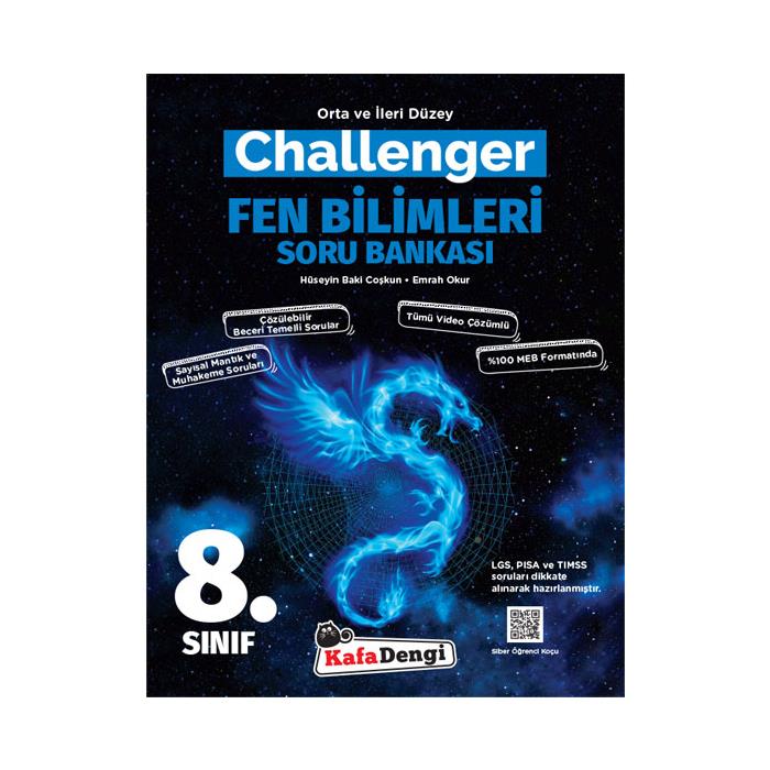 8. Sınıf Challenger Fen Bilimleri Soru Bankası Kafa Dengi Yayınları