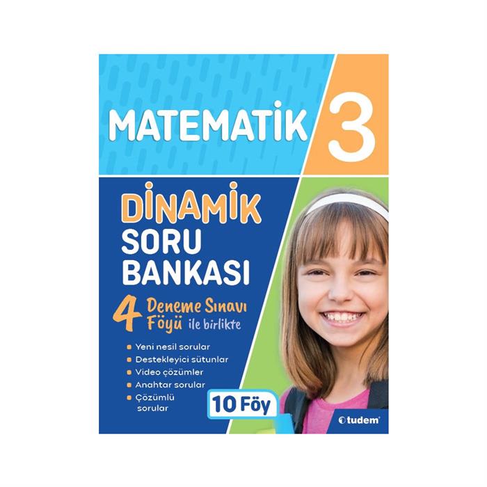 3. Sınıf Matematik Dinamik Soru Bankası Tudem Yayınları