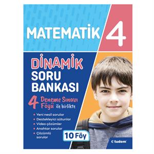 4 Sınıf Matematik Dinamik Soru Bankası Tudem Yayınları